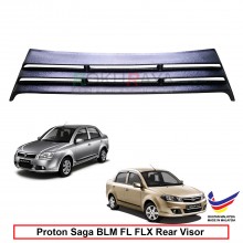 Proton Saga BLM FL FLX (2nd Gen) 2008-2016 OEM Plastic ABS Rear Windscreen Sun Shade Guard 3 Step Air Terjun